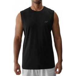 4F Ανδρικό Αθλητικό T-Shirt Μαύρο 4FWMM00TSLEM306-20S