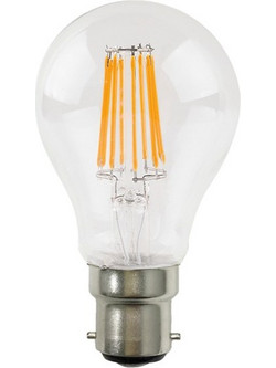 FILAMENT LED A60 8W 6500K 230V AC 915LM RA80 30000HRS 360 / VINTA8CW22