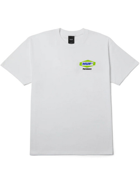 Huf Spark It Up T-Shirt Ανδρική Κοντομάνικη Μπλούζα Cotton Relaxed Fit - White TS02621-WHITE