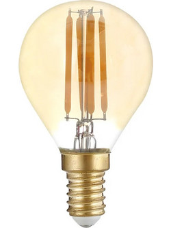 OPTONICA LED λάμπα G45 Filament 1492, 4W, 2500K, E14, 400lm