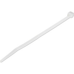 Powertech POWERTECH δεματικά καλωδίων TIES-045, 150x3.6mm, λευκά, 100τμχ