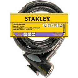 Stanley Αντικλεπτικό Συρματόσχοινο Ποδηλάτου με 3 Κλειδιά 12x1,8m - S741-157