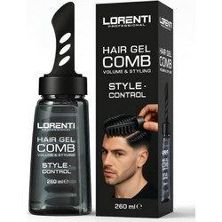 Gel μαλλιών με χτένα Lorenti 260ml