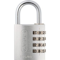 Abus Λουκέτο Αλουμινίου με Συνδυασμό 40mm Ασημί - 145/40