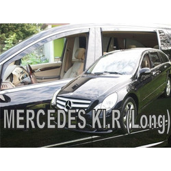 ΑΝΕΜΟΘΡΑΥΣΤΕΣ ΓΙΑ MERCEDES R W251 5D (ΜΑΚΡΥ) 2005-2013 ΣΕΤ ΑΥΤΟΚΙΝΗΤΟΥ ΑΠΟ ΕΥΚΑΜΠΤΟ ΦΙΜΕ ΠΛΑΣΤΙΚΟ HEKO - 4 ΤΕΜ
