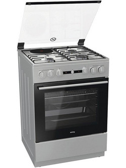 Korting KK 6141 XD Κουζίνα Αερίου 67lt με Εστίες Αερίου & Ρεύματος 60cm