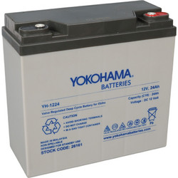 ORBUS 6DZM-24 12V 24Ah Επαναφορτιζόμενη Μπαταρία για Ηλεκτρικά Ποδήλατα