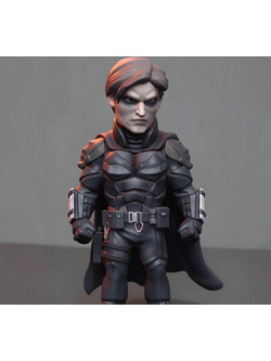 Φιγούρα Basic Collection Chibi Batman Pattinson 3D εκτυπωμένη