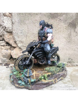 Φιγούρα Batman on Motor 3D εκτυπωμένη