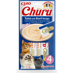 Inaba Ciao Churu Creamy Treat with Tuna & Beef 56gr