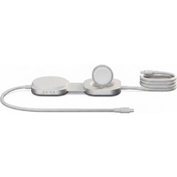 ZENS USB C - C Cable 1.5m 240W with Qi2 charger + watch white ZECC07W/00