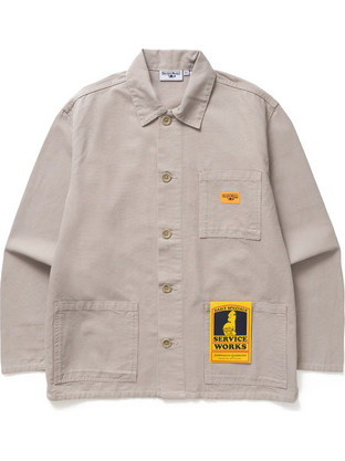 SERVICE WORKS Canvas Chore Shirt - Stone