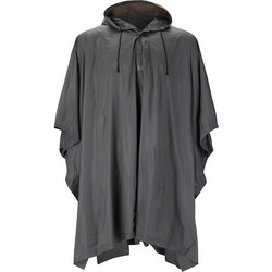 Whistler Catiorm Rain Poncho Ebony - Grey