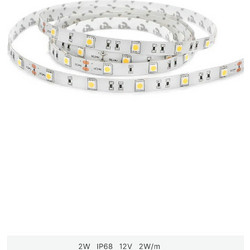 ΒΥΘΙΖΟΜΕΝΗ ΤΑΙΝIA LED 12V DC 7,2W/m 30 LED/m 5050 ΘΕΡΜΟ IP68 ΣΤΕΓΑΝΗ-(Τιμή μέτρου)