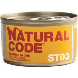Natural Code ST03 Adult Sterilised with Tuna & Seaweeds 85gr