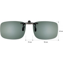CENTROSTYLE Πρόσθετο Ηλίου C12727 G15 56 MINIMAL FLIP-UP για όλους τους σκελετούς - Polarized