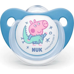 Nuk Trendline Peppa Pig Ανατομική Ορθοδοντική Πιπίλα Σιλικόνης 6-18m Blue