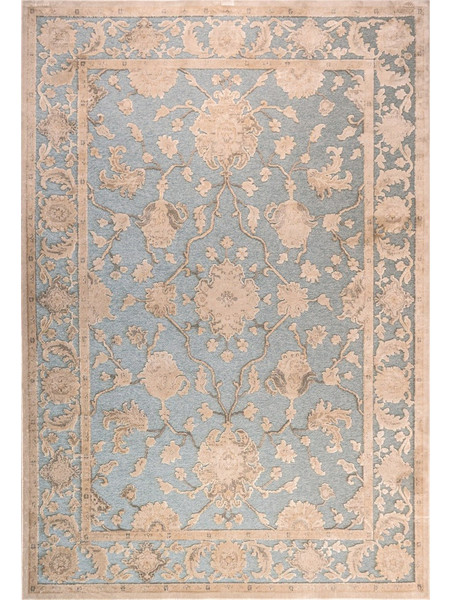 Σετ Χαλιά Κρεβατοκάμαρας 3Τμχ. Farashe 952/473470 Beige-Aqua Klonaras ΣΕΤ (2 67x140 & 67x210) Βισκόζη