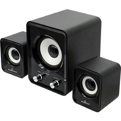 Powertech PT-843 Ηχεία Υπολογιστή 2.1 6W Black