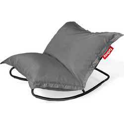 Fatboy - Σετ Κουνιστή Πολυθρόνα Rock 'N Roll Και Πουφ BeanBag Original Outdoor I Rock Grey