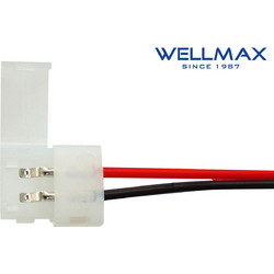 CONNECTOR ΤΑΙΝΙΑΣ LED 3528 ΤΡΟΦΟΔΟΣΙΑΣ 8mm WELLMAX