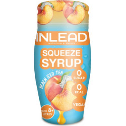 Συμπυκνωμένο Σιρόπι με γεύση Peach Iced Tea χωρίς Ζάχαρη Vegan Inlead 65ml - INLEAD