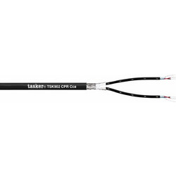 TASKER TSK902 CPR Cca DMX MULTIPAIR | Καλώδιο Multi DMX 110ohm, 2x2x0,25mm, Μαύρο (Bulk m)