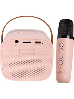 Maxlife MXKS-100 Σύστημα Καραόκε με Ασύρματο Μικρόφωνο Ροζ