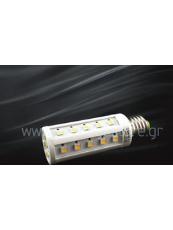 LED E27 35 SMD 6.5 Watt Corn 10-30 Volt DC Ψυχρό Λευκό