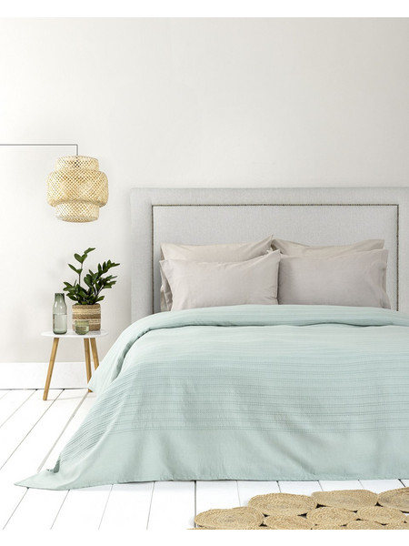 Κουβέρτα Πικέ Μονή Dune Minty Blue Nima 160x240 cm