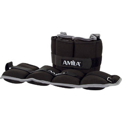 ΒΑΡΗ ΑΚΡΩΝ AMILA NEOPRENE ΠΡΟΣΘΑΦΑΙΡΟΥΜΕΝΑ ΓΚΡΙ (2 X 2.5 KG)