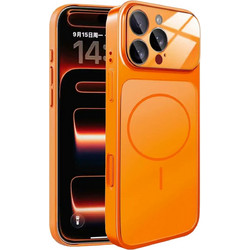 Bodycell AG Glass MagSafe Cover iPhone 15 Pro Max Orange