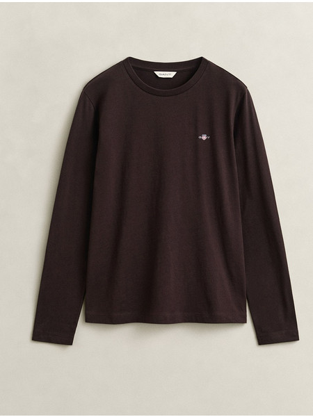 GANT ΜΠΛΟΥΖΑ ΜΜ REG SHIELD LS T-SHIRT 3GW4200748-202 DarkBrown