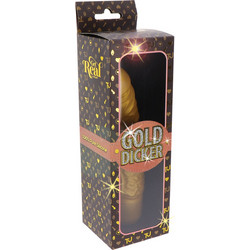 ToyJoy Get Real Gold Dicker Ρεαλιστικός Δονητής 22cm Χρυσός
