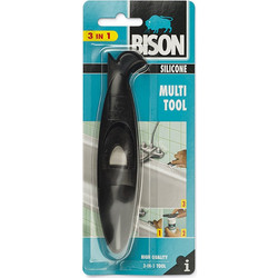 Πολυεργαλείο Σιλικόνης Bison 3in1 Black 1499016