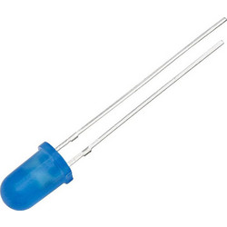 LED 5mm Ματ Μπλε