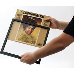 Dynavox RECORD FRAME Κορνίζα vinyl record cover frame MDF Wood Decor - black-wood