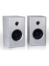 Burmester B10 Ζεύγος Ηχείων Hi-Fi Βιβλιοθήκης 80W 2 Δρόμων White