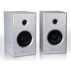 Burmester B10 Ζεύγος Ηχείων Hi-Fi Βιβλιοθήκης 80W 2 Δρόμων White