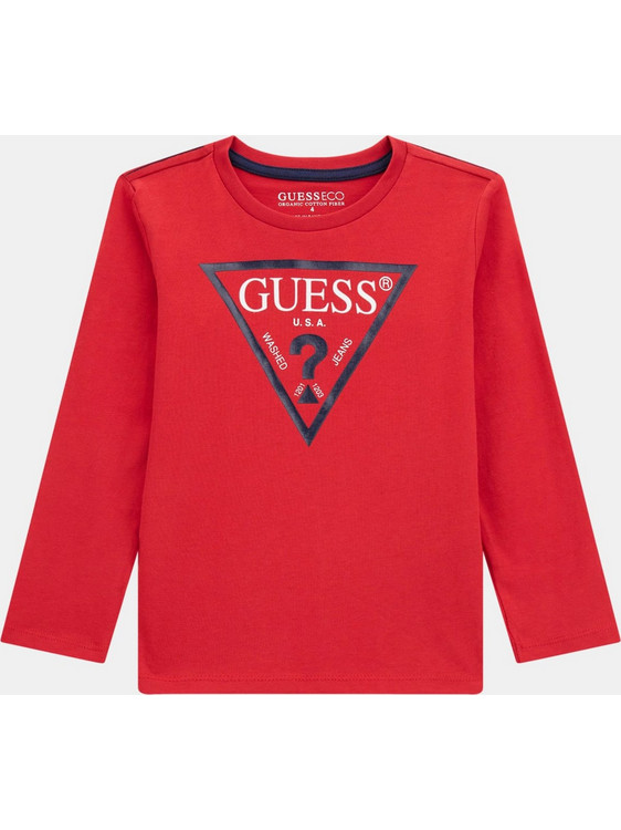 Guess Παιδικό T-Shirt Μακρυμάνικο Κόκκινο N84I24K8HM0-RHT