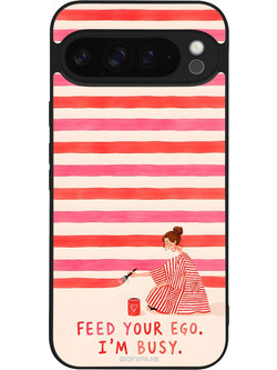 Sonique Stripe Stories Series Θήκη με Σχέδιο «Feed Your Ego» (Google Pixel 9 Pro XL 5G)