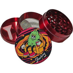 Τρίφτης καπνού SMOKING EUPHORIA HALO 4 PARTS METAL GRINDER 50mm 00034 E