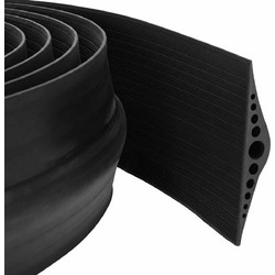 vidaXL Σφραγίδα Δαπέδου Γκαράζ Μαύρο 155 x 28 χιλ. 5 μ. EPDM Καουτσούκ