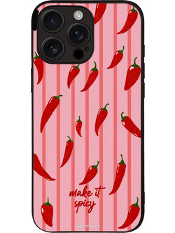 Sonique Stripe Stories Series Θήκη Make It Spicy (iPhone 16 Pro Max)