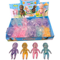 Little squishy glitter baby toy 9 cm-1 τεμάχιο