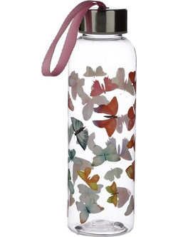 Μπουκάλι με Μεταλλικό Καπάκι 21x6x6cm/ 450ml Butterfly Design BOT73