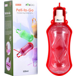 Petigio Φορητο Μπουκαλι Νερου Για Σκυλουσ 520 Ml Κοκκινο