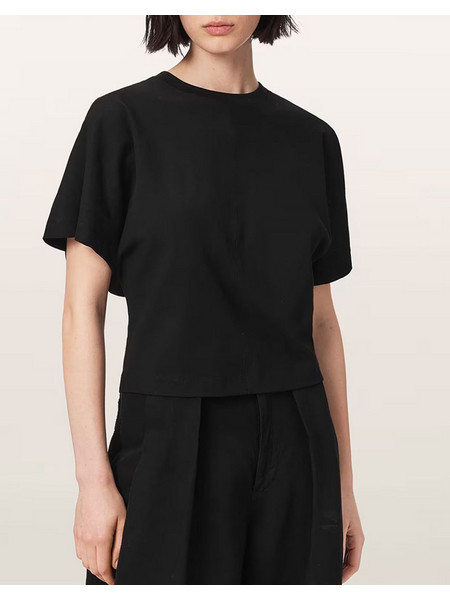 ALL SAINTS EDEN ARTIA TEE W012JF-BLACK Black