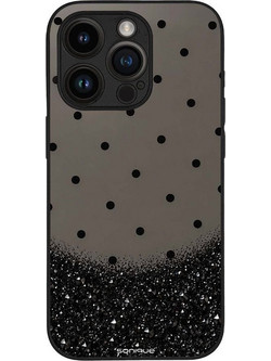 Sonique Diva Series Back Cover με Σχέδιο «Πουά Γκλίτερ» (iPhone 14 Pro)