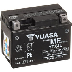 Yuasa Μπαταρία Μοτοσυκλέτας YTX4L-BS 3Ah